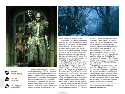 Dragon Age: Inquisition - Подробности Dragon Age: Inquisition от журнала GameInformer